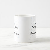 破損は私の足の下で走ります コーヒーマグカップ (中央)