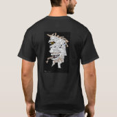 破損はTシャツの先頭に立ちます Tシャツ (裏面)