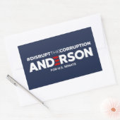 破損ステッカー(4枚のシート)を破壊する 長方形シール (封筒)