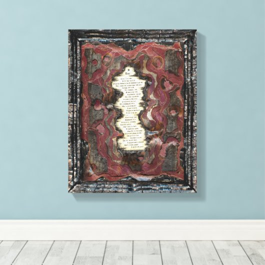 破損 キャンバスプリント (インサイチュ (ウッドフロア))