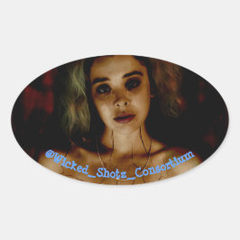 破損 楕円形シール