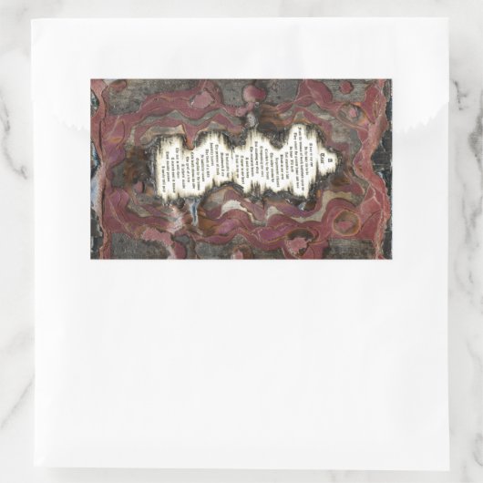 破損 長方形シール (バッグ)