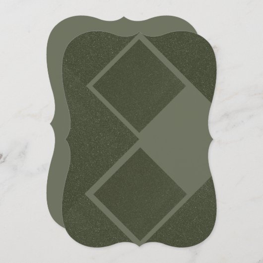 破断軸フラットノートカード – オブシディアン分割 ノートカード (正面/裏面)