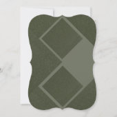 破断軸フラットノートカード – オブシディアン分割 ノートカード (正面)