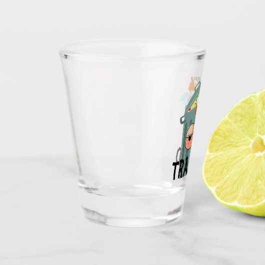 破棄 ショットグラス (左)