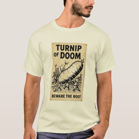 破滅のカブ、根に気をつけろ Tシャツ (正面)