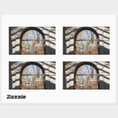 破滅の道を見通す 長方形シール (シート)