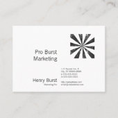 破烈(凸版印刷のスタイルの背景) 名刺 (正面)