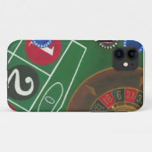 破片および車輪が付いているルーレットのテーブル Case-Mate iPhoneケース (裏面(横))