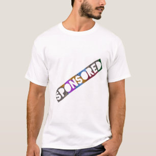 破片と後援される Tシャツ