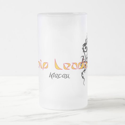 破片のLeader®マカウのビールのジョッキ フロストグラスビールジョッキ (中央)