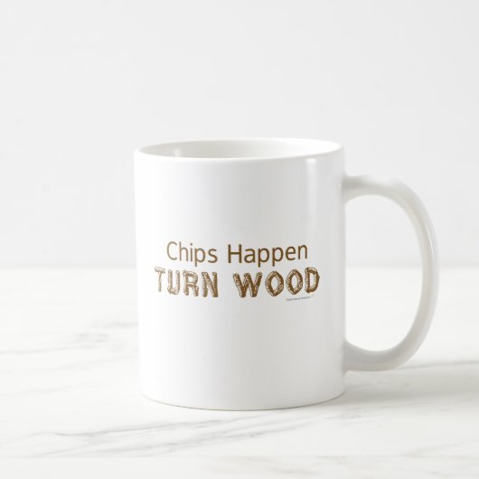 破片は回転木製のおもしろいなWoodturning起こります コーヒーマグカップ (右)