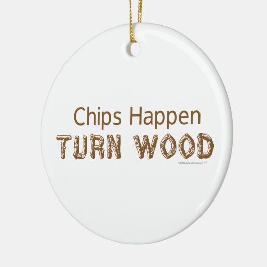 破片は木製のおもしろいなWoodturningのオーナメント回転起こります セラミックオーナメント (左)