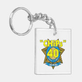 破片第40記念日Keychain キーホルダー (正面左)