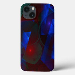 破片3D炎フラクタル iPhone 13ケース