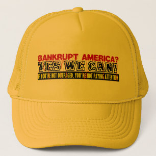破産したアメリカか。 キャップ