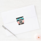 破産したアメリカ? ラウンドシール (封筒)