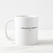 破産の波のマグ コーヒーマグカップ (左)