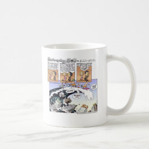 破産の波のマグ コーヒーマグカップ