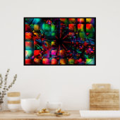 破砕性 ポスター (キッチン)