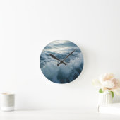 破砕波テーマ絵を描ズ ラウンド壁時計 (ホーム)