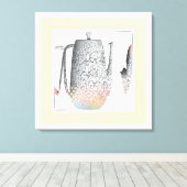 破砕血管 キャンバスプリント (インサイチュ (ウッドフロア))