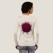 破砕開花 トライブレンドＴシャツ (背面全体)