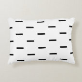 破線(白と黒) アクセントクッション (正面)