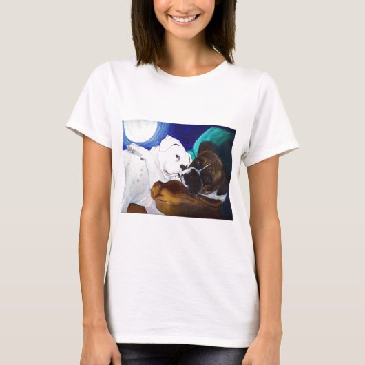 破裂させたボクサー Tシャツ (正面)