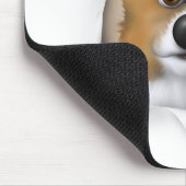 破裂しているウェルシュコーギー1 マウスパッド (コーナー)