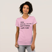 破裂する神話…私はことを今日の世界、人で確かめます Tシャツ (正面フル)
