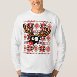 破裂する醜いクリスマスのセーター Tシャツ