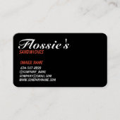 破裂音と滑らかにして下さい 名刺 (正面)