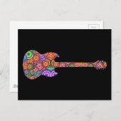 破裂音はギターのロゴを一周します ポストカード (正面/裏面)