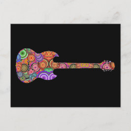 破裂音はギターのロゴを一周します ポストカード