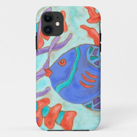 破裂音色の魚 Case-Mate iPhoneケース (裏面)