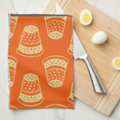 破裂音芸術パターン-裁縫 キッチンタオル (四つ折り)