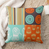 破裂音芸術パターン-裁縫 クッション (ブランケット)