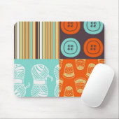 破裂音芸術パターン-裁縫 マウスパッド (マウス)