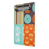 破裂音芸術パターン-裁縫 ミニクリップボード (アングル2)