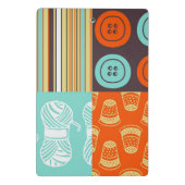 破裂音芸術パターン-裁縫 ミニクリップボード (裏面)