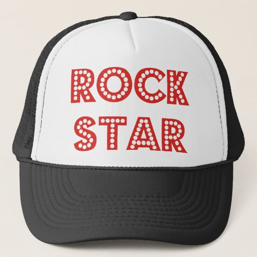 破裂音、ロックスタープロダクト及びデザイン! キャップ (正面)