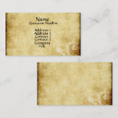 硫酸紙の名刺 名刺 (正面/裏面)