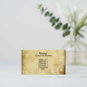 硫酸紙の名刺 名刺 (スタンド正面)