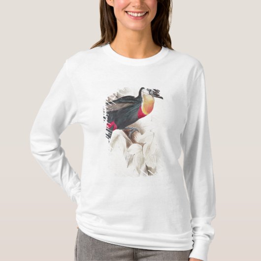 硫黄および白breasted Toucan、19世紀 Tシャツ (正面)