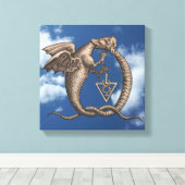 硫黄と水銀の錬金術 キャンバスプリント (インサイチュ (ウッドフロア))