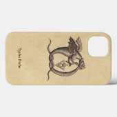 硫黄と水銀ドラゴンパーソナライズされた Case-Mate iPhoneケース (裏面 (横))