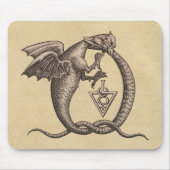 硫黄と水銀記号 マウスパッド (正面)