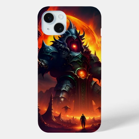 硫黄の地獄の風景 3 Case-Mate iPhoneケース (裏面)