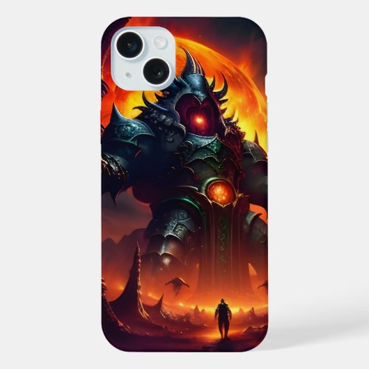 硫黄の地獄の風景 3 iPhoneケース (裏面)